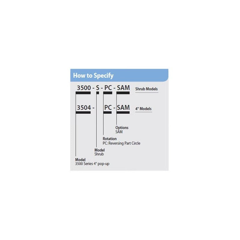 RAIN BIRD 3504 POP UP ROTOR 4"