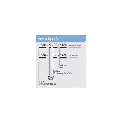 RAIN BIRD 3504 POP UP ROTOR 4"